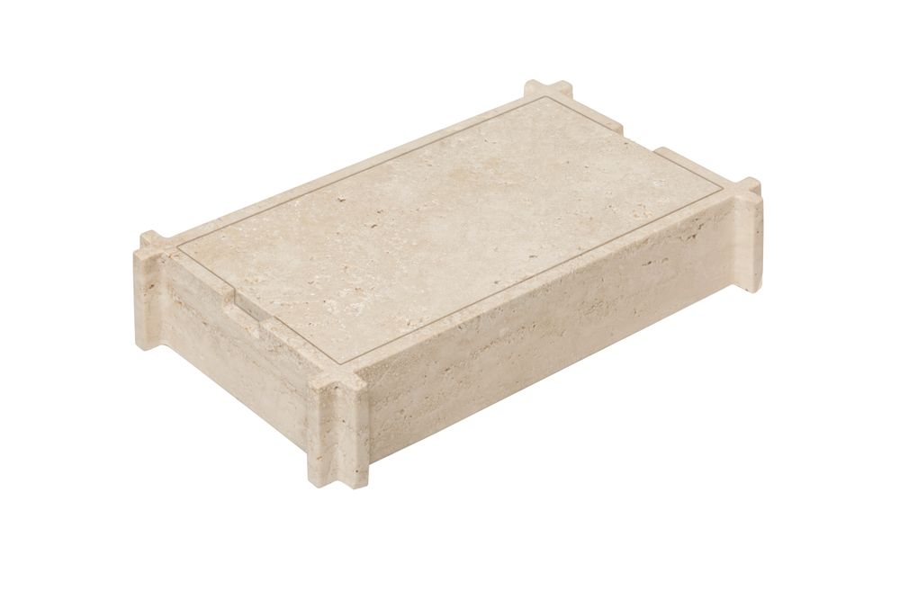 Objets design - STRUCTURA VIDE-POCHES ET BOÎTES EN MARBRE / MARBRE & CUIR - GIOBAGNARA