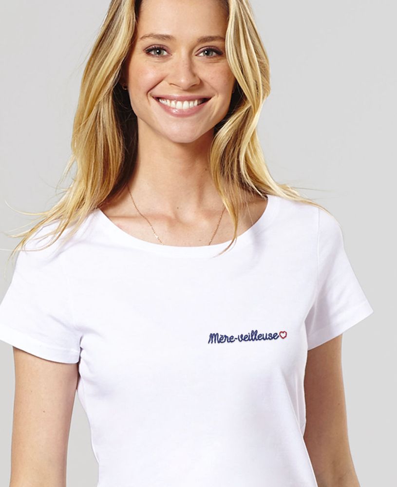 Apparel - Women's Mother-Night Light T-Shirt (embroidered) - MONSIEUR TSHIRT