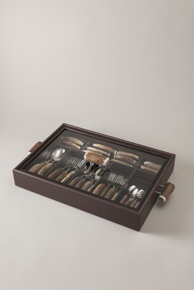 Couverts & ustensiles de cuisine - Service de couverts avec plateau - LORENZI MILANO