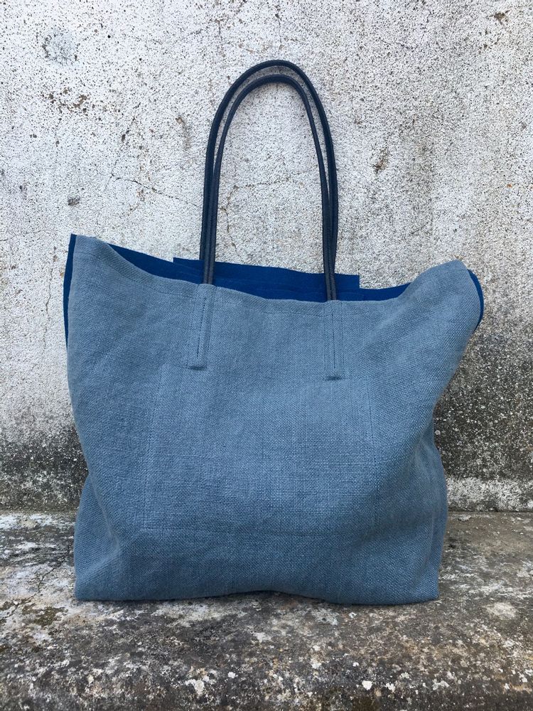 Sacs et cabas - SAC CABAS en lin - SENNES
