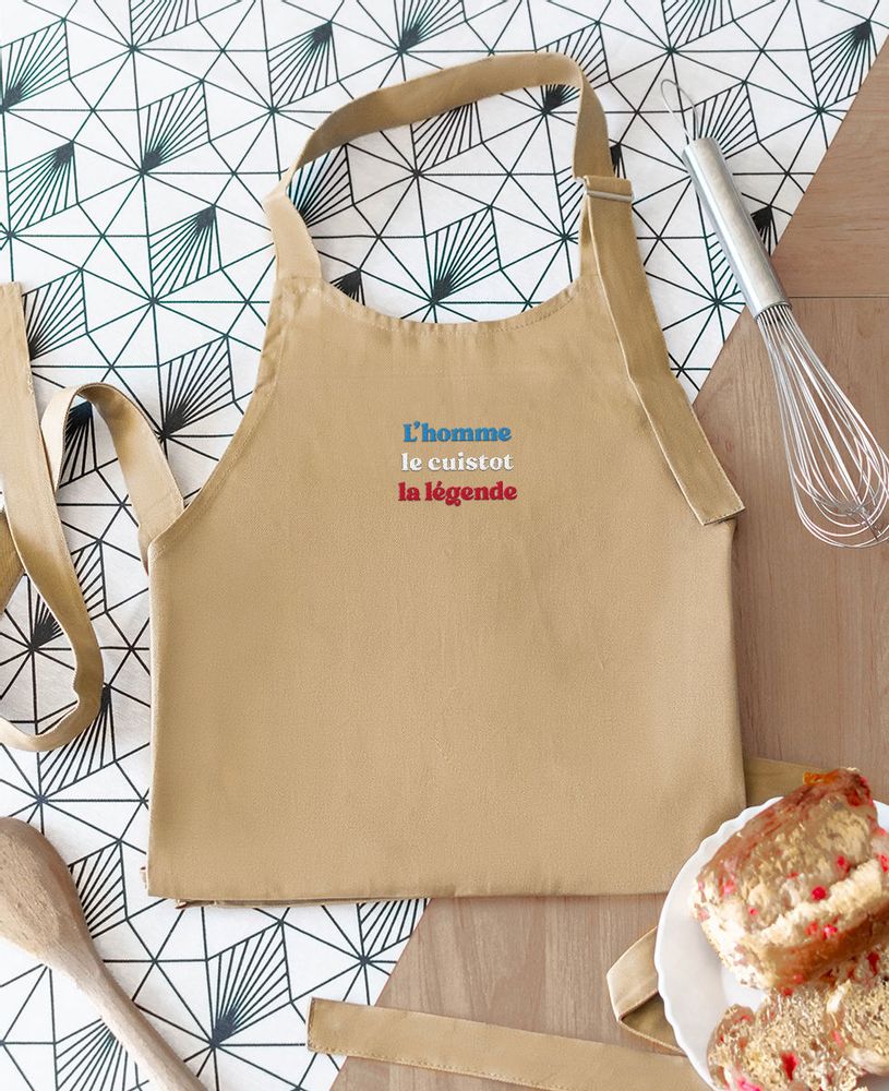 Aprons - Pocket apron L'homme le cuisintot la legend - MONSIEUR TSHIRT