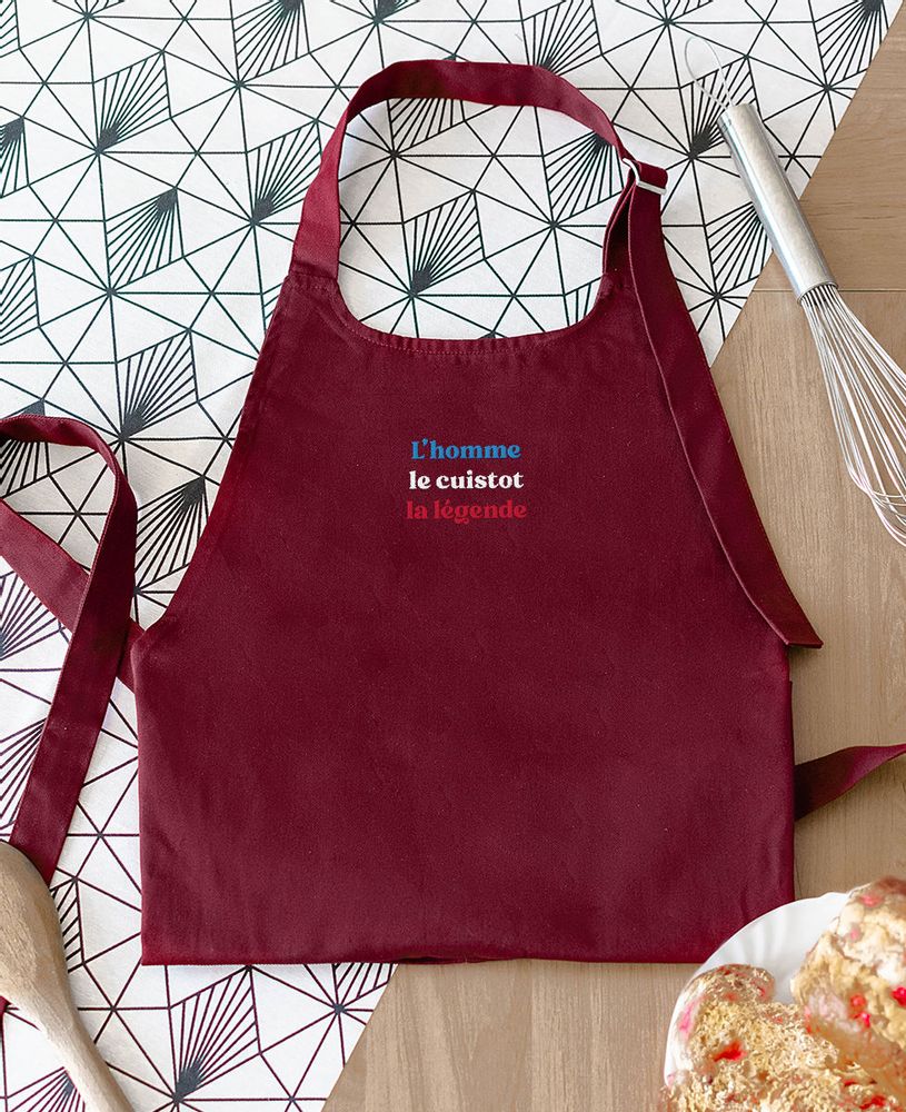 Aprons - Pocket apron L'homme le cuisintot la legend - MONSIEUR TSHIRT