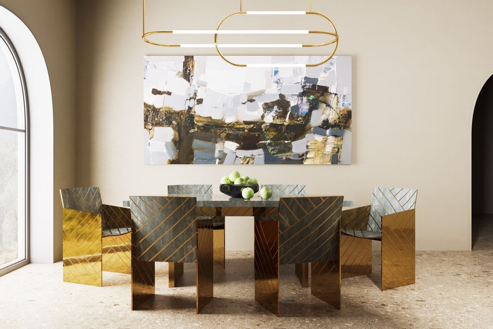 Dining Tables - Nesso Dining Table - SCARLET SPLENDOUR