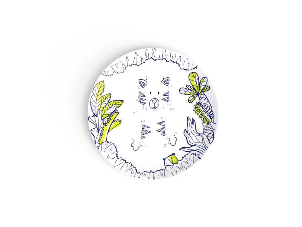 Assiettes au quotidien - Collection d'assiettes à dessert A Table pour les enfants personnalisables - NON SANS RAISON PORCELAINE DE LIMOGES