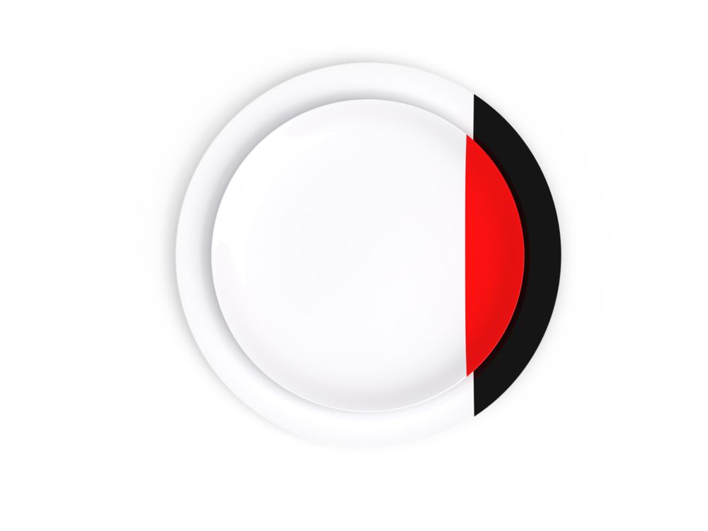 Everyday plates - The Bath of Color dinnerware set in Limoges porcelain - NON SANS RAISON PORCELAINE DE LIMOGES