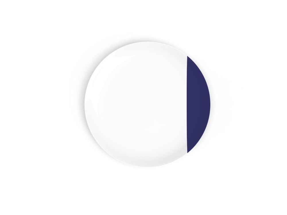 Everyday plates - The Bath of Color dinnerware set in Limoges porcelain - NON SANS RAISON PORCELAINE DE LIMOGES