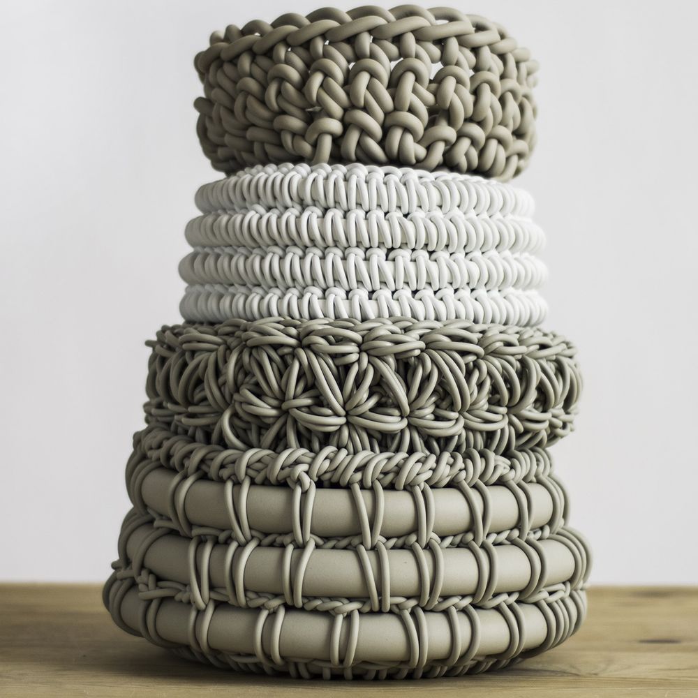 Decorative objects - RICAMI baskets - NEO DI ROSANNA CONTADINI