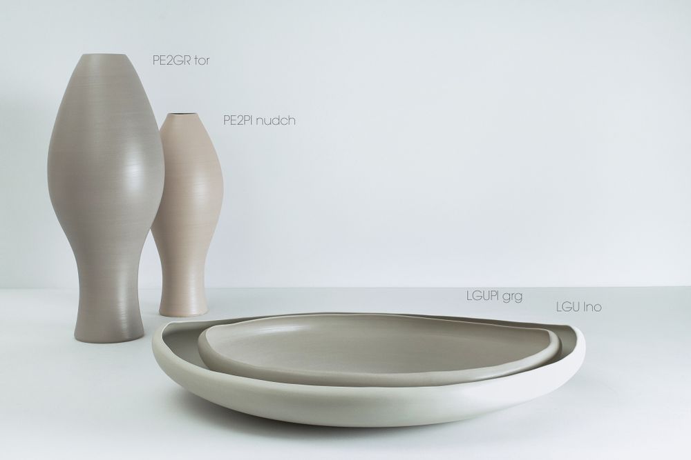 Design objects - LAGOON - ceramic centerpiece - RINA MENARDI