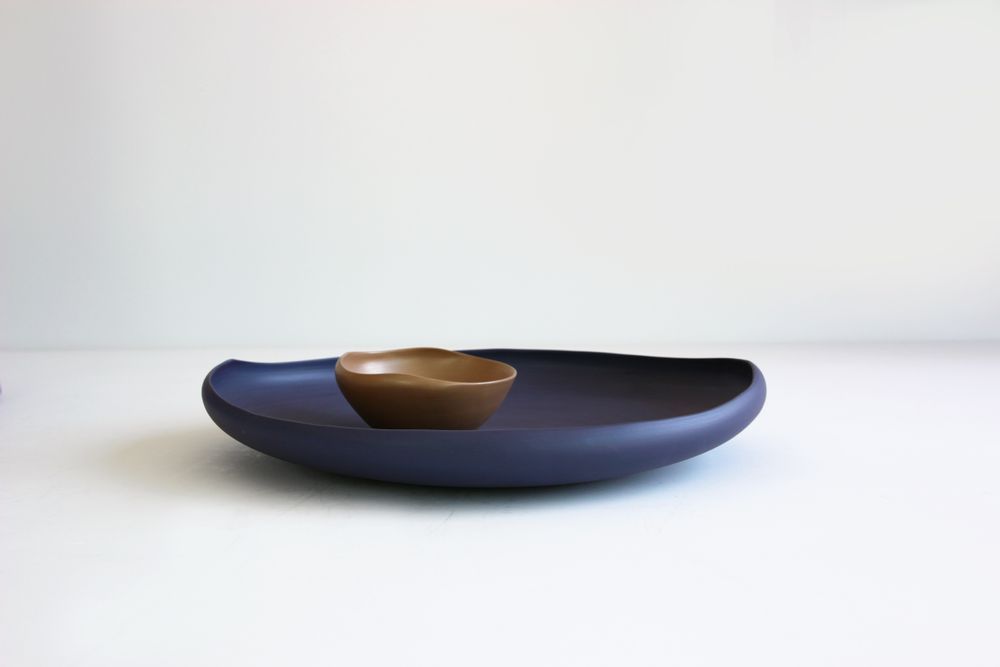 Design objects - LAGOON - ceramic centerpiece - RINA MENARDI
