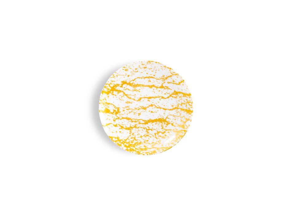Assiettes de réception - Collection d'art de la table Magma or en porcelaine de Limoges - NON SANS RAISON PORCELAINE DE LIMOGES