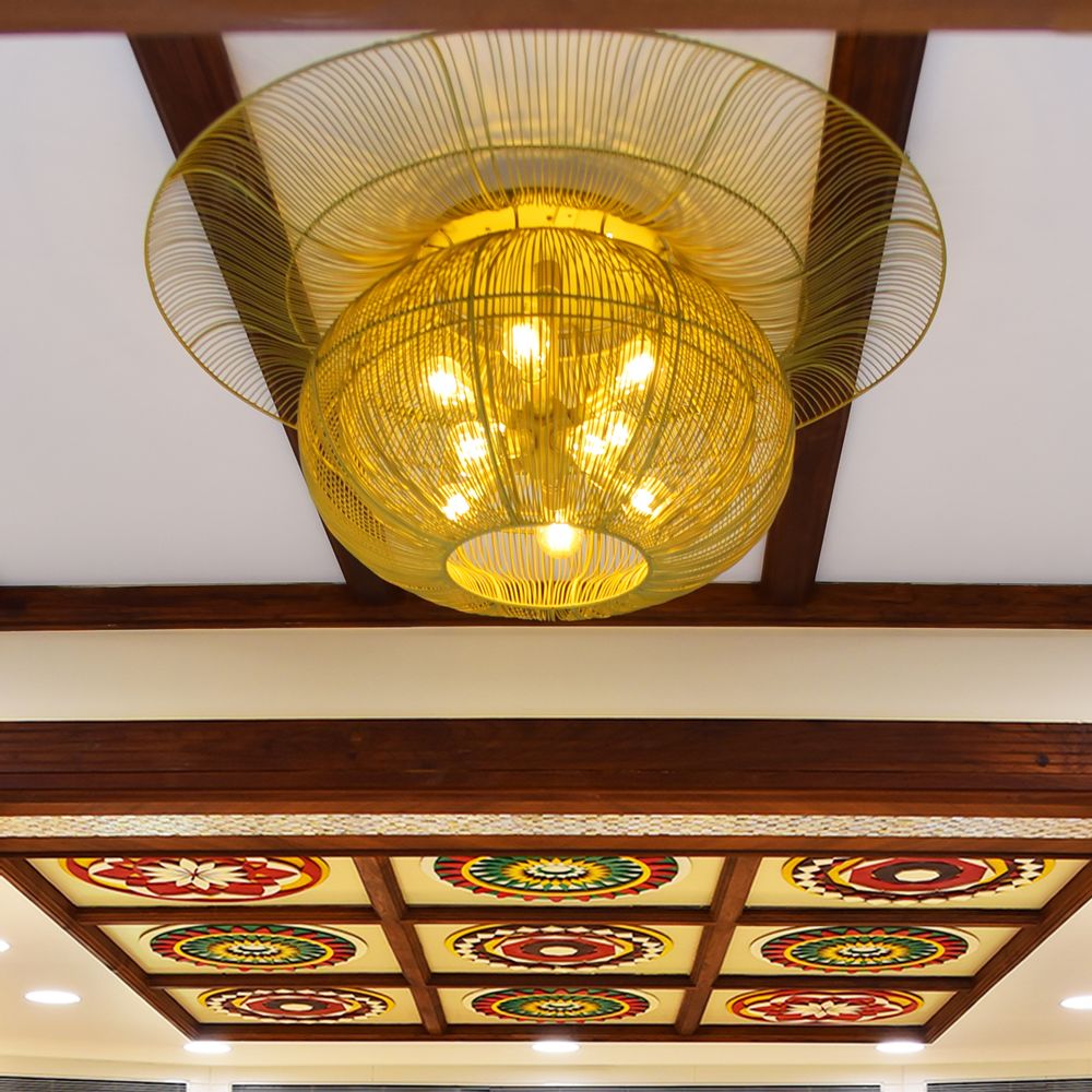 Hanging lights - The Gilded Chandelier - BAAYA GLOBAL