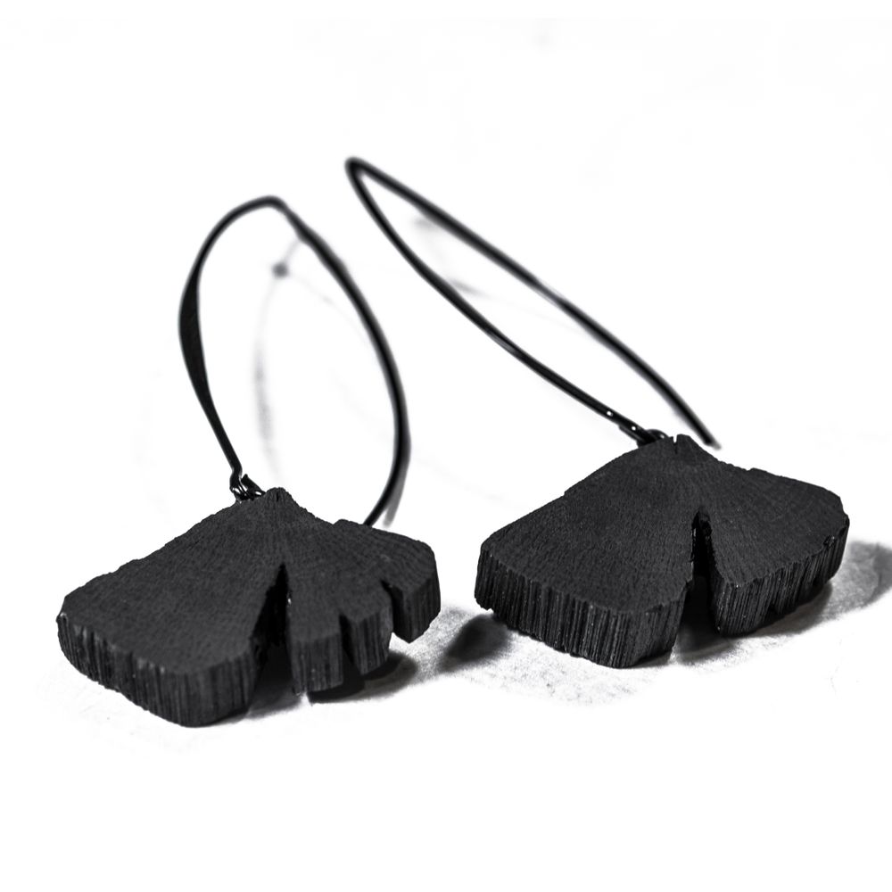 Bijoux - Collier & boucles d'oreilles KURO - CHARCOAL ESKIMEÏT