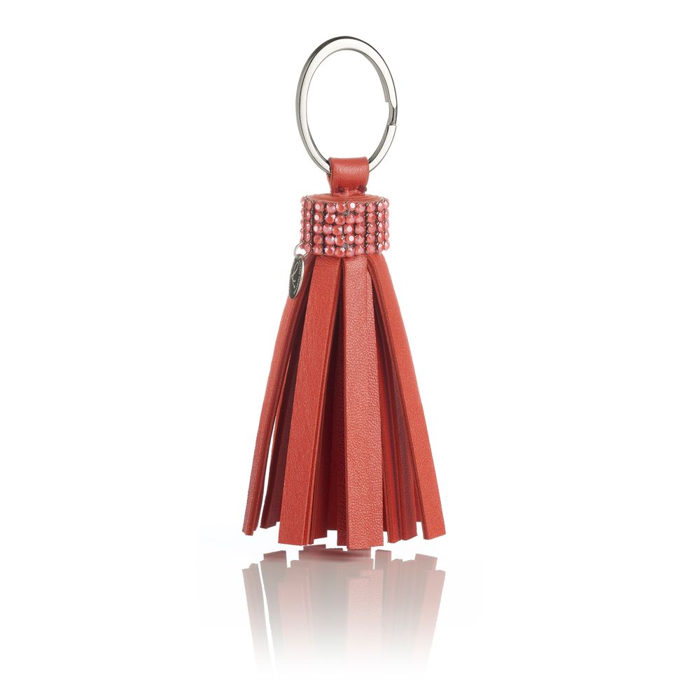 Accessoires cheveux - Porté-clé en cuir et cristaux Swarovski® SWING - VALÉRIE VALENTINE