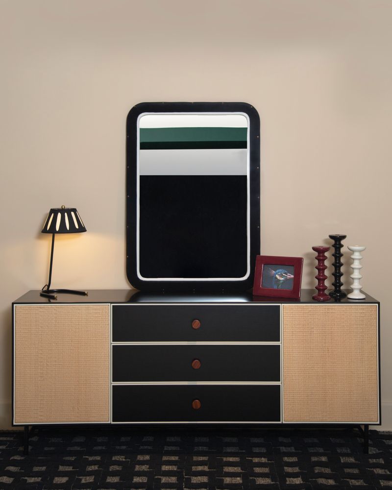 Sideboards - SIDEBOARD CABINET PETROL - MAISON SARAH LAVOINE