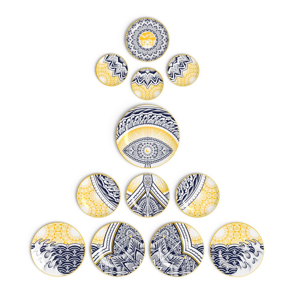 Decorative objects - The Genesis Wall Plates, Limoges Porcelain - NON SANS RAISON PORCELAINE DE LIMOGES
