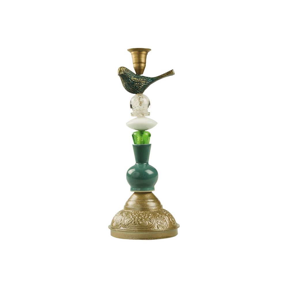 Design objects - Artisan-crafted candlesticks - Green Vibes - MIHO UNEXPECTED THINGS