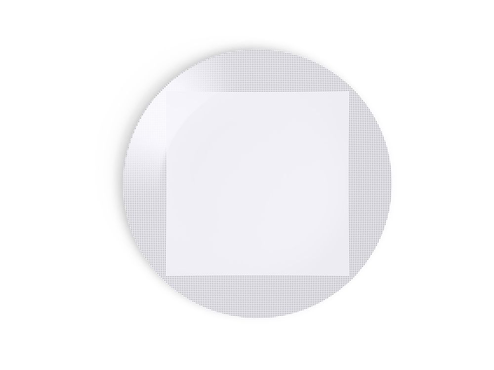 Formal plates - Square dinnerware set in Limoges porcelain - NON SANS RAISON PORCELAINE DE LIMOGES