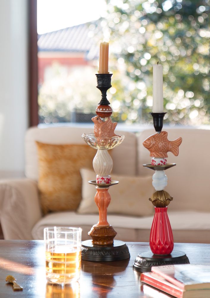 Design objects - Artisan-crafted candlesticks - Coral Reef - MIHO UNEXPECTED THINGS