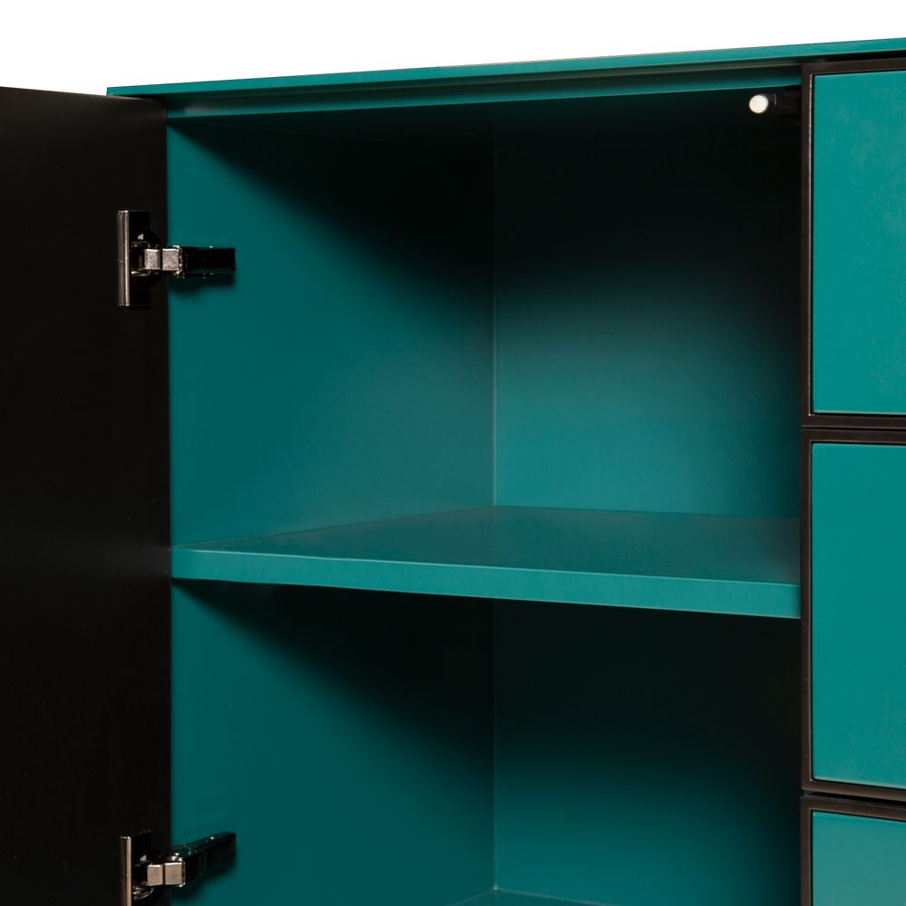 Sideboards - SIDEBOARD CABINET PETROL - MAISON SARAH LAVOINE