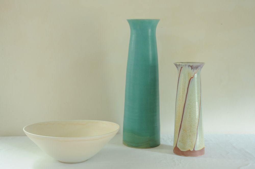 Objets de décoration - Vases et grand bol (40 cm) - CHRISTIANE PERROCHON