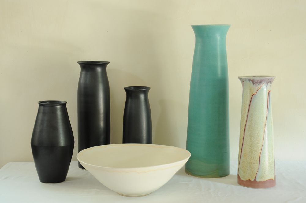 Objets de décoration - Vases et grand bol (40 cm) - CHRISTIANE PERROCHON