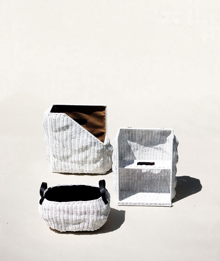 Caskets and boxes - Monolith Basket Small - ZACARIAS 1925