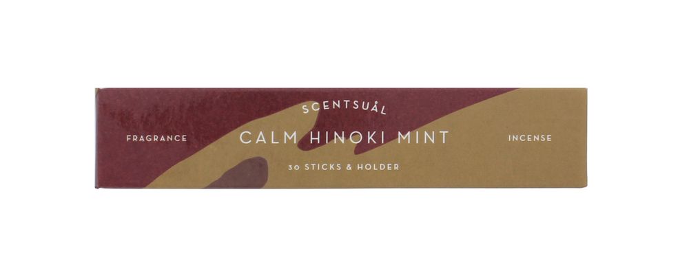 Spa - SCENTSUAL CALME HINOKI MENTHE 30 BÂTONS D'ENCENS - NIPPON KODO INCENSE