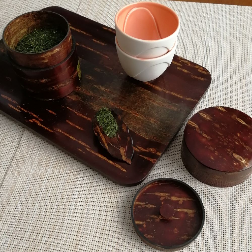 Tea and coffee accessories - Wooden Tea caddy "Sokawa" - TOMIOKA