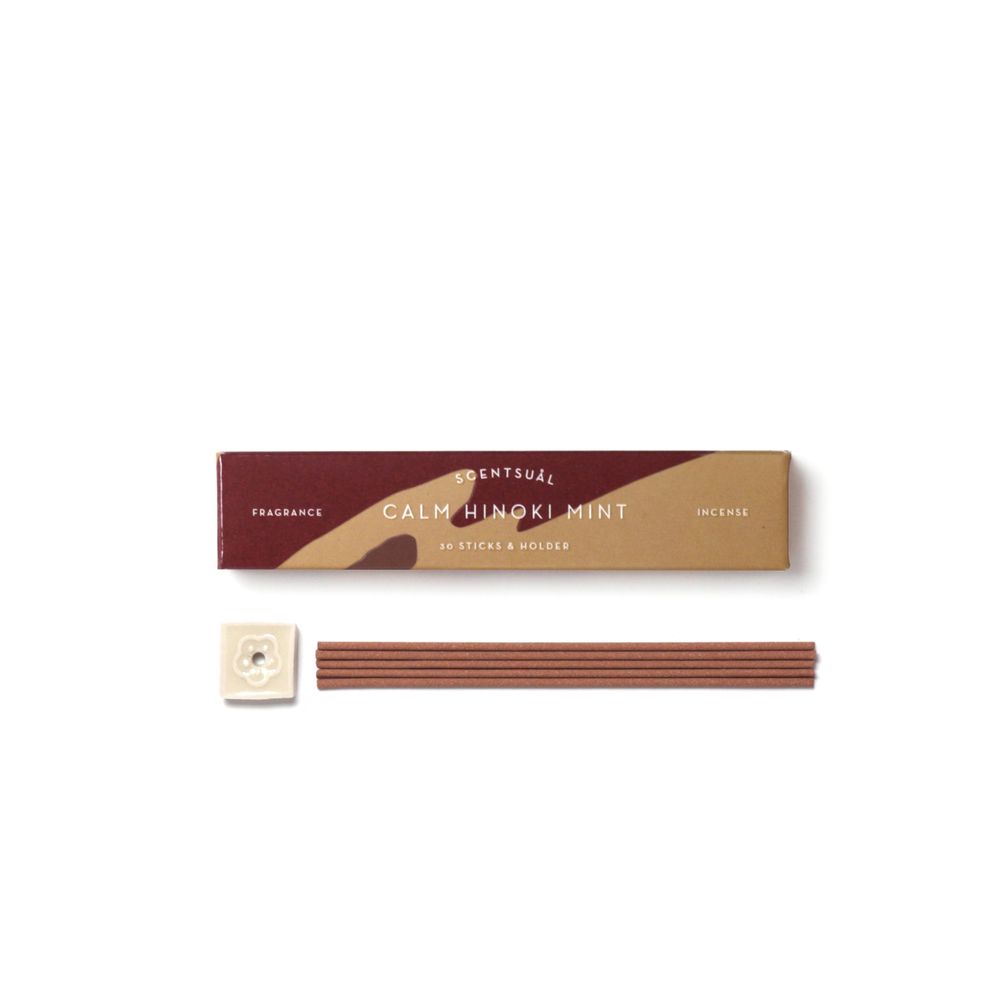 Spa - SCENTSUAL CALME HINOKI MENTHE 30 BÂTONS D'ENCENS - NIPPON KODO INCENSE