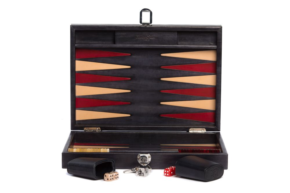 Petite maroquinerie - Backgammon médium I Cuir Patiné - HECTOR SAXE PARIS DEPUIS 1978