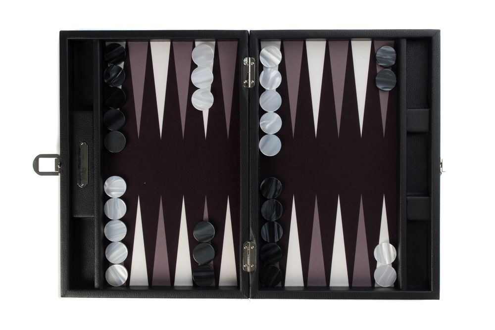 Petite maroquinerie - Backgammon médium I Toile façon Buffle - HECTOR SAXE PARIS DEPUIS 1978