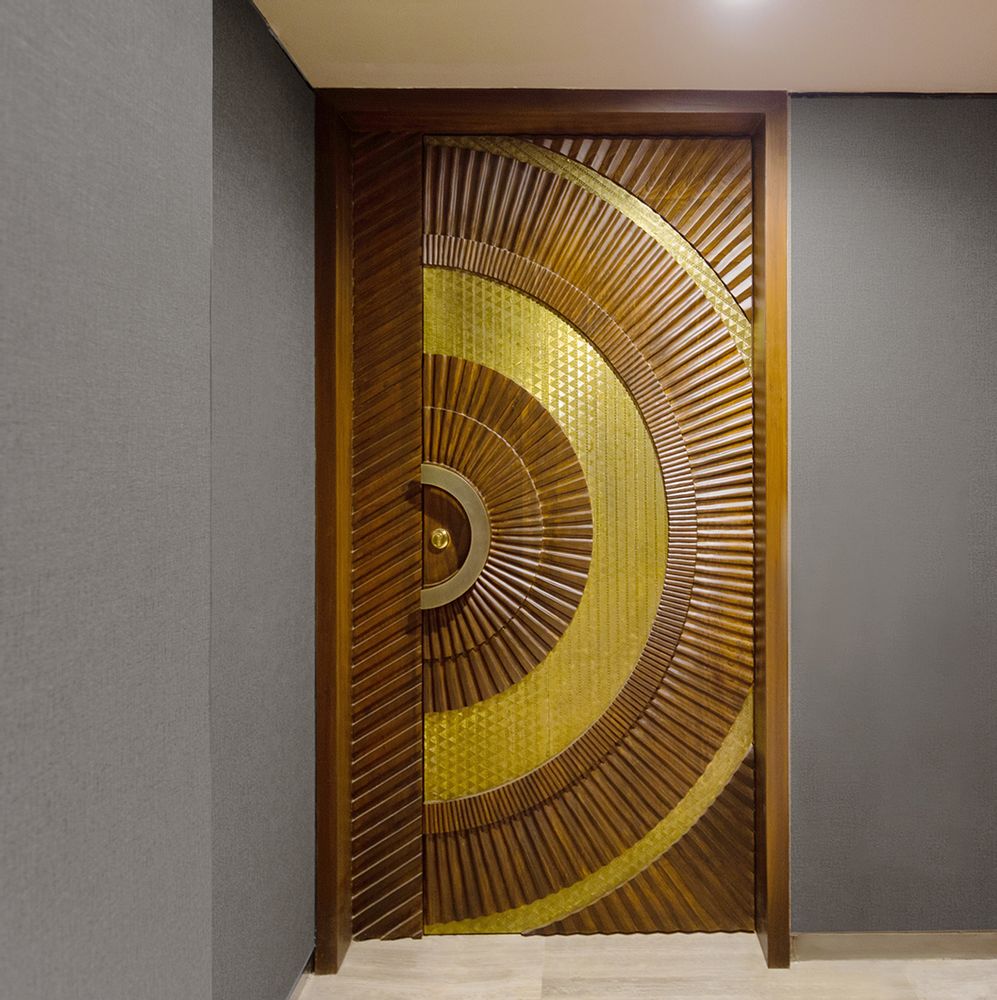 Doors - The Door in Brass Pitara - BAAYA GLOBAL