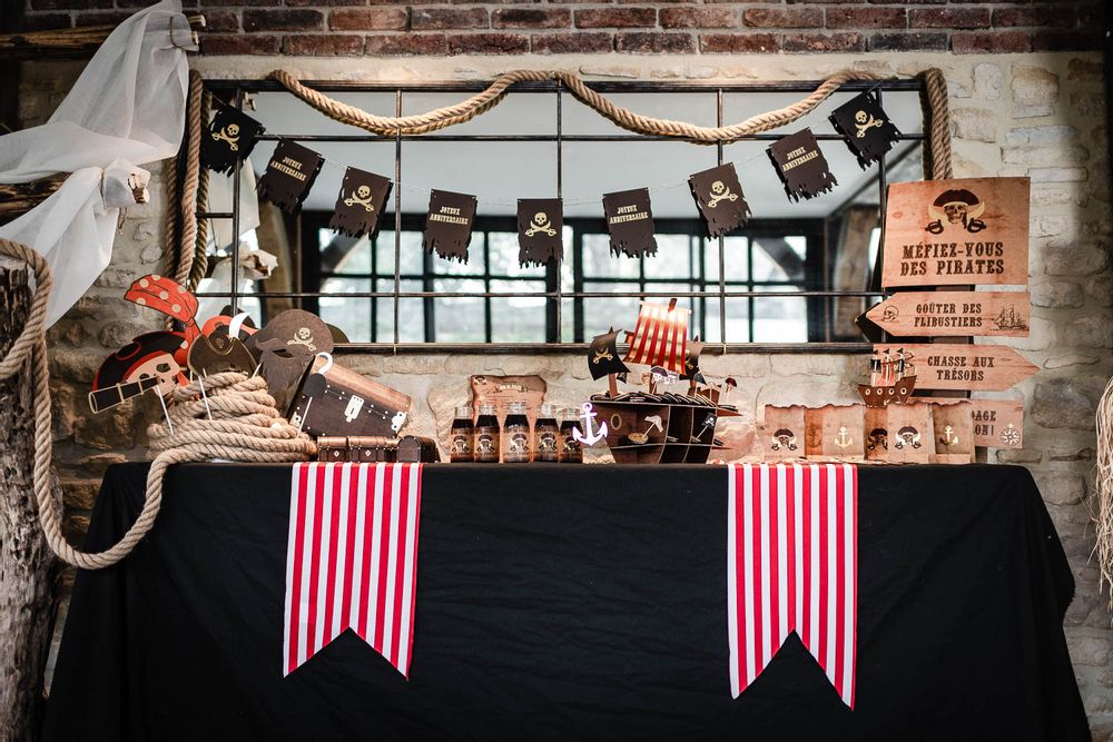 Décor de fête pour enfant - Pirate ! - ARTYFETES FACTORY