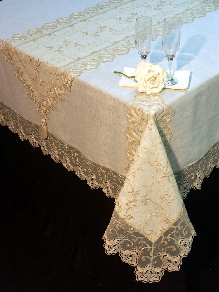 Linge d'office - Linge de lit BURANO LIT et TABLE - VILLAFLORENCE