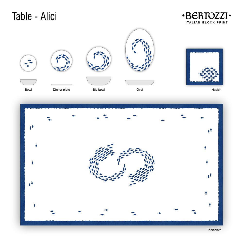 Table linen - ALICI - BERTOZZI