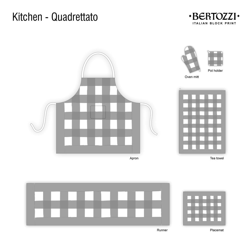 Table linen - QUADRETTATO - BERTOZZI