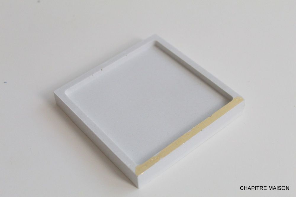 Objets de décoration - Vide- poche en béton blanc - CHAPITRE MAISON