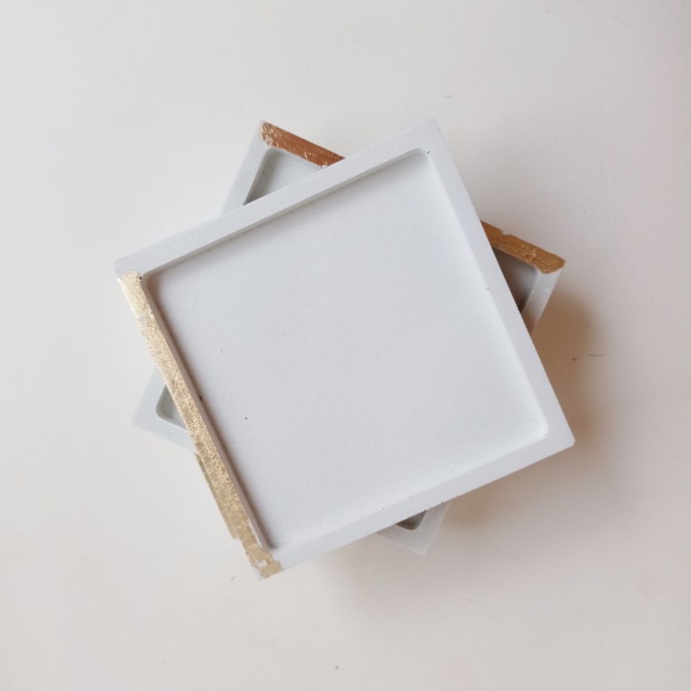 Objets de décoration - Vide- poche en béton blanc - CHAPITRE MAISON