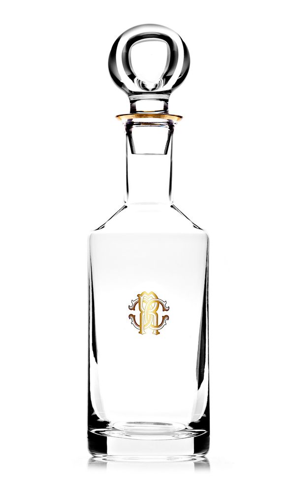 Crystal ware - Monogramma Gold - ROBERTO CAVALLI HOME TABLEWARE