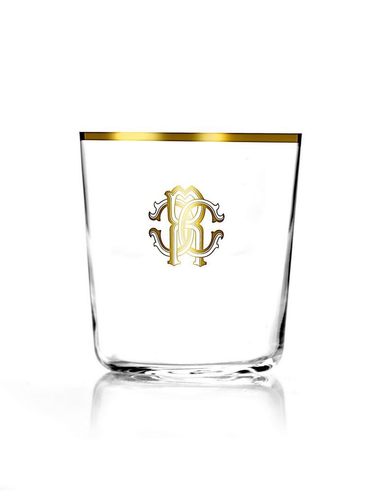 Crystal ware - Monogramma Gold - ROBERTO CAVALLI HOME TABLEWARE