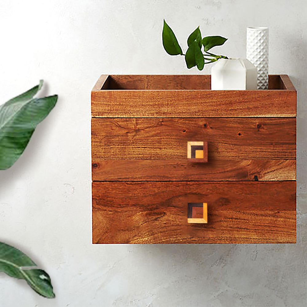 Wardrobe - Handles & knobs in Sadeli Marquetry - BAAYA GLOBAL