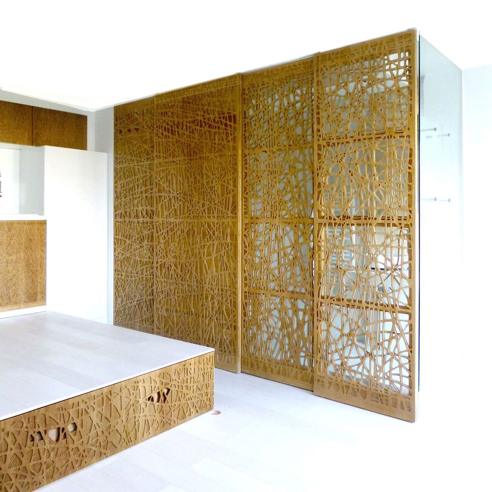 Walk-in closets - Doors and partitions collection Taillis - THIERRY LAUDREN