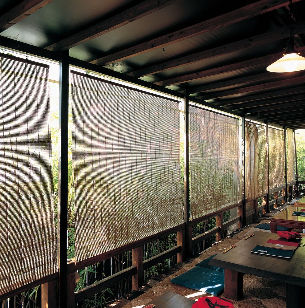 Rideaux et voilages - Store intérieur en bambou SHIKISAI - SHIKADA SANGYO INC,