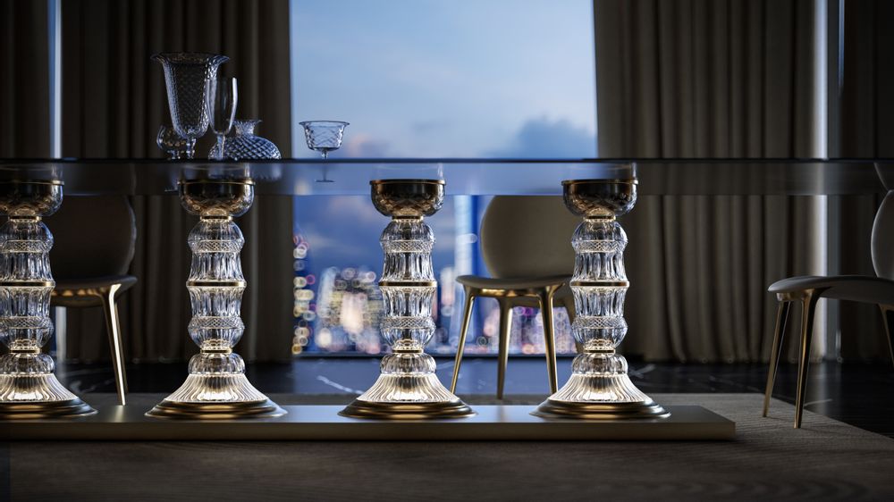 Tables for hotels - Ercole Doré - Light Table - IDG SRL