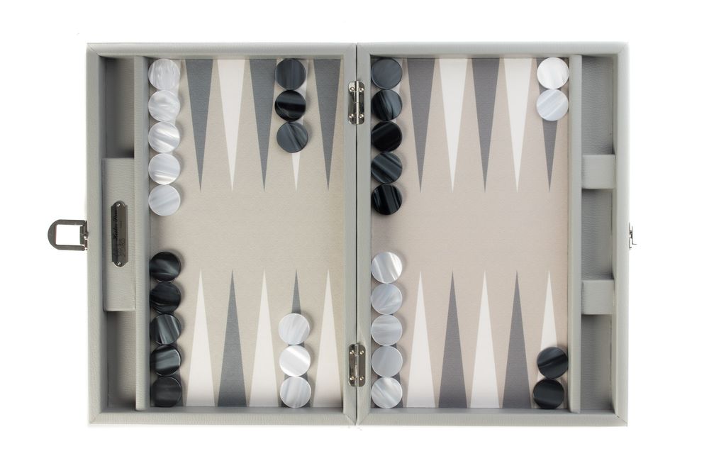 Petite maroquinerie - Backgammon médium I Toile façon Buffle - HECTOR SAXE PARIS DEPUIS 1978