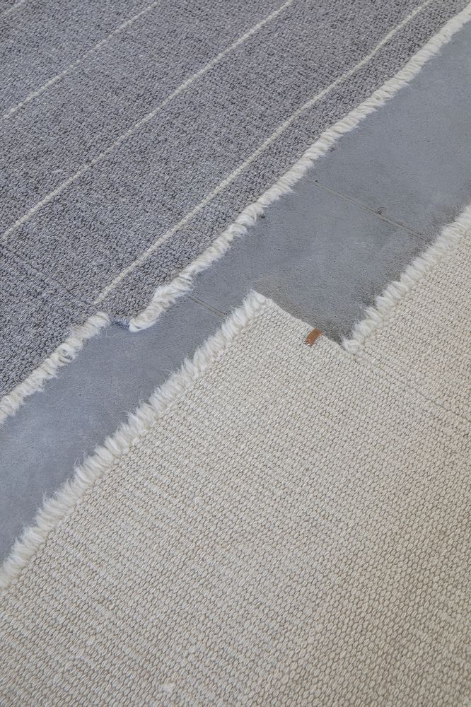 Tapis - Tapis tissé à la main en France - Modèle Linéale - LAINES PAYSANNES