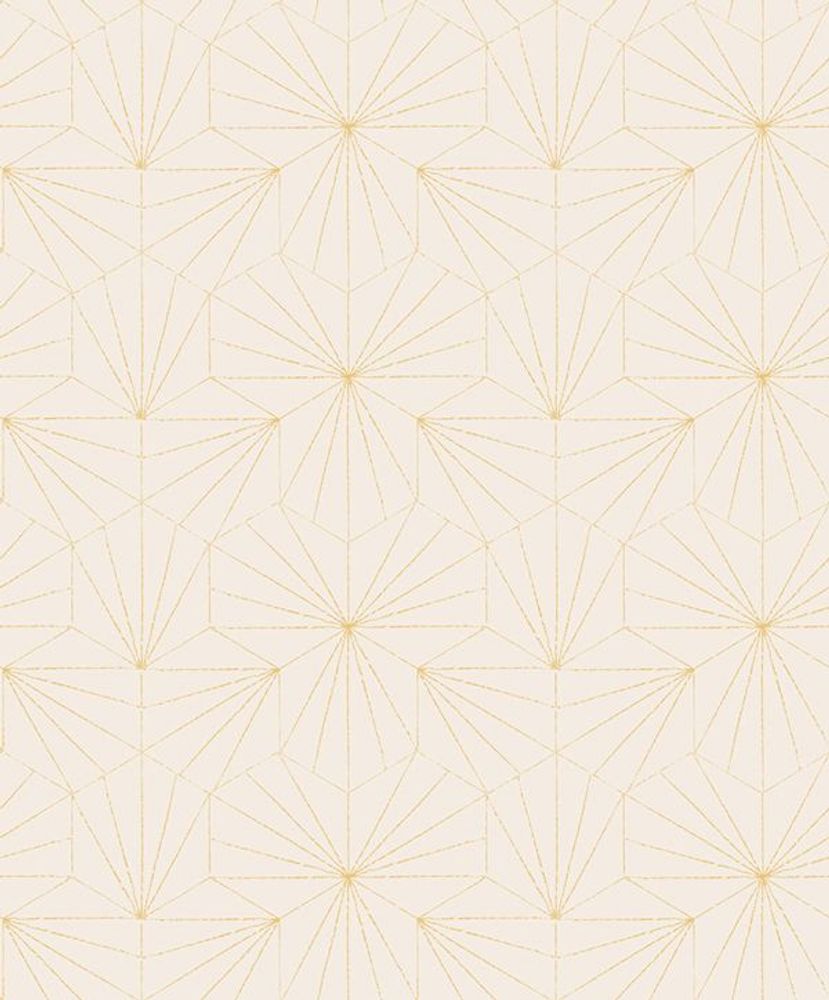 Other wall decoration - Wallpaper Tiles Ivoire Doré - PAPERMINT
