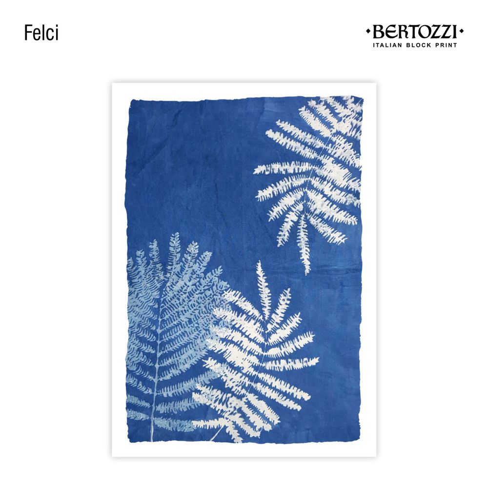 Table linen - BLUE PRINT COLLECTION - Vademecum - BERTOZZI