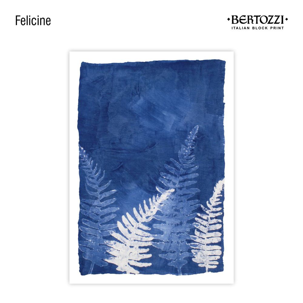Table linen - BLUE PRINT COLLECTION - Vademecum - BERTOZZI