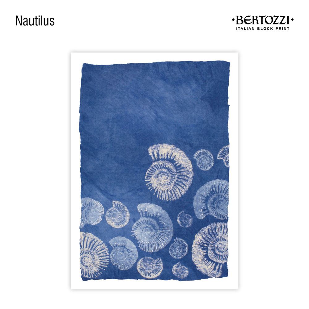 Table linen - BLUE PRINT COLLECTION - Vademecum - BERTOZZI